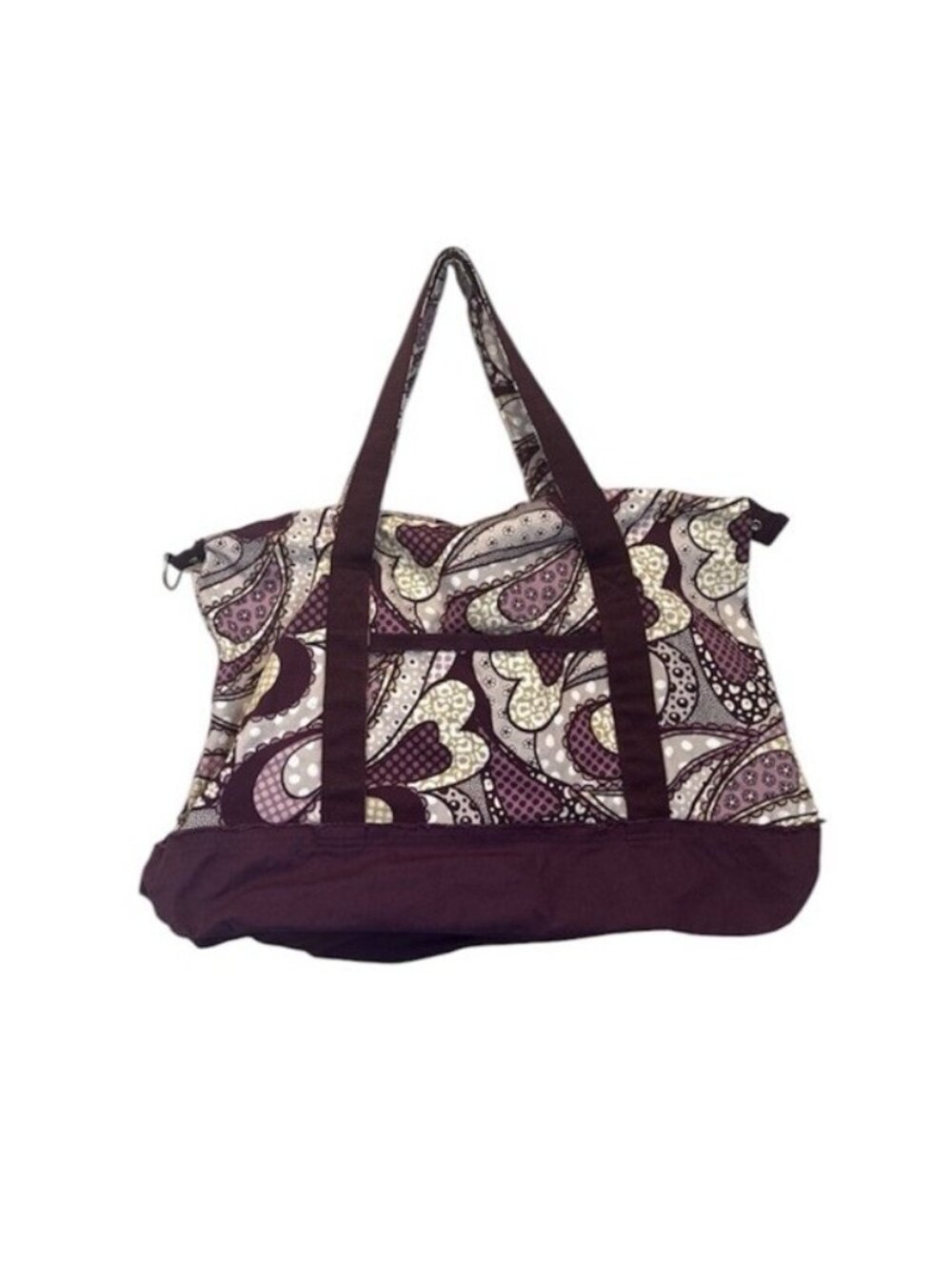 Thirty One Weekender Overnight Duffel Bag Paisley Purple Large 23” X 16” X 11"